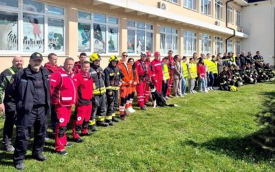 Evakuacijska vježba u Osnovnoj školi Voćin