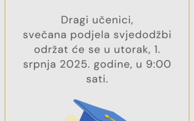Svečana podjela svjedodžbi