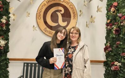 Ponosni smo na još jedan uspjeh naše učenice Doroteje Filić