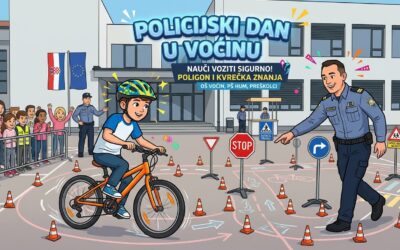 Sigurnost na prvom mjestu: Policijska postaja održala edukativne radionice, prezentaciju i poligon za naše učenike